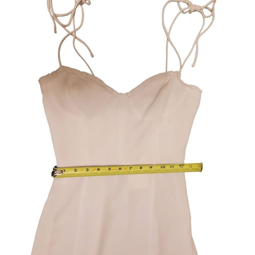 Aritzia Wilfred Fable White Mini Dress Tie Straps Little White Lined Corset Dres - Picture 8 of 12